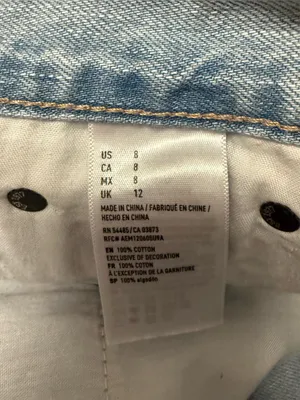 American Eagle Crochet Detail Mom Shorts thumbnail 5
