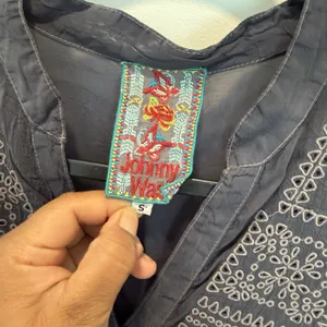 Johnny Was embroidered tunic blouse Size S thumbnail 5