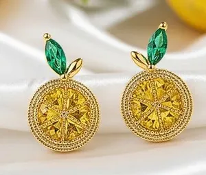 Lemon Drop Earrings Gold thumbnail 1
