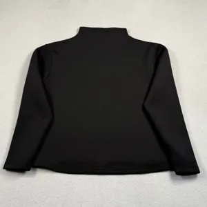 Aday Like A Boss Mock Neck‎ Sweatshirt Womens XS Black Technical Pullover Shirt thumbnail 4