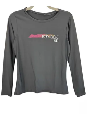 Body Glove NWT Womens Loose Fit Rashguard Black Long‎ Sleeve Swim Shirt Large thumbnail 1