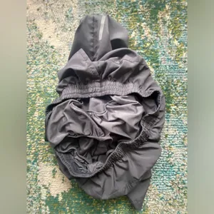 Adidas gray logo running shorts, size large thumbnail 6