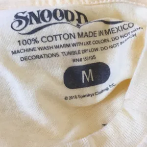 FINAL MARKDOWN Snoop dogg cropped tee medium NWT Yellow thumbnail 5