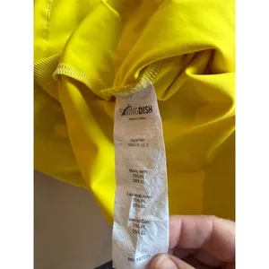 SwingDish Yellow Golf Skort Skirt Shorts Size Small Stretch Athletic Pockets thumbnail 10