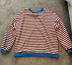 UEU stripped sweatshirt Red Size M thumbnail 1