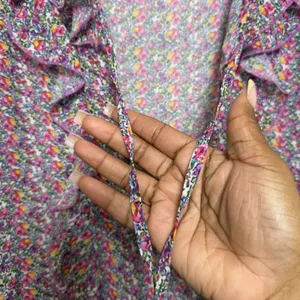 Strawberry‎ Milk Mob Women Dress Cover Up Large Ruffle Floral Resort Beach thumbnail 4