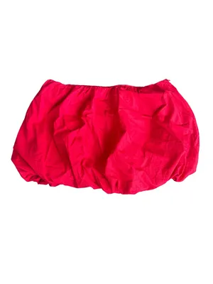 SNDYS Revolve Freja Bubble Skirt Bright Red Mini Length Size XS Women's NWT thumbnail 2