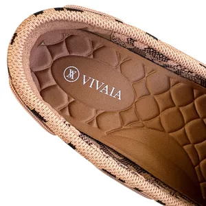 VIVAIA Jackie Square Toe Loafers Animal Print Size 9.5 Slip On Flats thumbnail 5