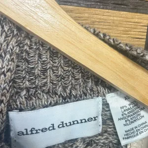 Alfred Dunner Brown‎ Bow Neckline Wool Blend Short Sleeve Sweater Size XL thumbnail 5