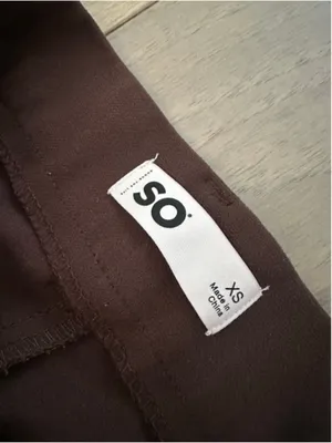 SO. Brown Wide Leg Trouser Pants XS thumbnail 4