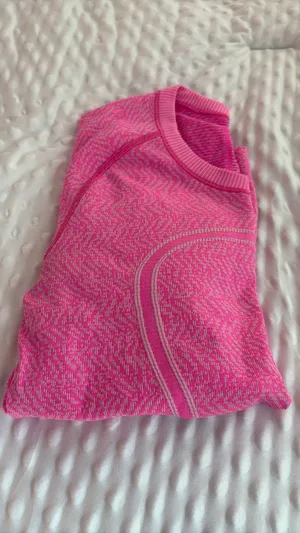 Pink Long Sleeve Lululemon Top thumbnail 6