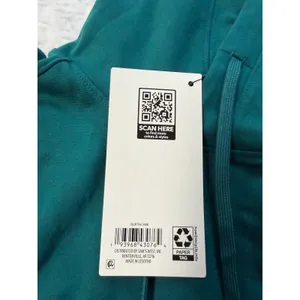 Member's Mark Luxe Hoodie Teal Taunt‎ Womens Small Pullover Sweatshirt NWT thumbnail 3