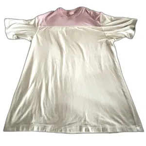 SKIMS Cotton Jersey Colorblock T Shirt Pink Cream XS thumbnail 1