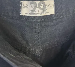 We The Free Free People Stove Pipe Jean in Black High-Waisted Jeans W1170 Sz 29 thumbnail 6