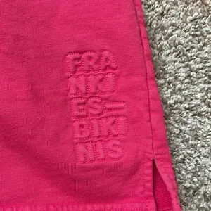 Frankie’s Bikinis Burl High Waist Sweat Shorts Pink Size M thumbnail 3