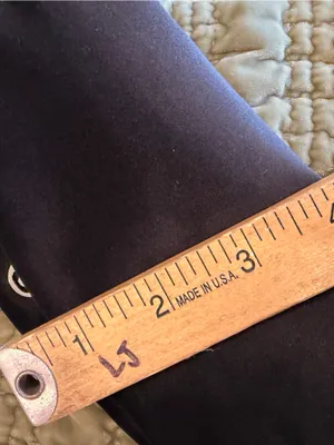 lululemon Feeling Ready Mini Velour Pouch Black Gold Logo Cosmetic Bag thumbnail 9