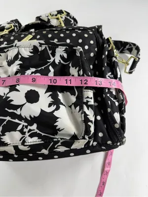 JuJuBe BFF Convertible Diaper Bag Backpack Black White Floral Polka Dot‎ Pad thumbnail 6
