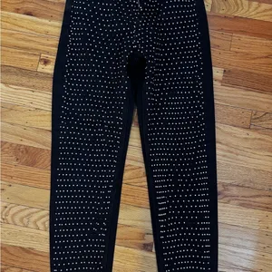 Stylish Black Studded Pants thumbnail 2