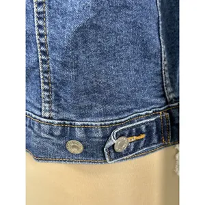 Levi's Hybrid Original Denim Sweatshirt Hoodie Trucker Jacket Medium Blue Gray thumbnail 7