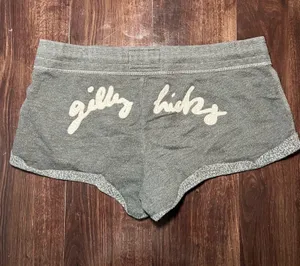 Y2K 2000s Gilly Hicks Grey Shorts Size Medium thumbnail 2