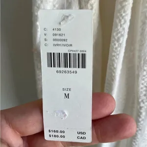 Maeve NEW WITH TAGSHigh Low Strapless Midi Dress medium boho‎ bridal wedding thumbnail 5