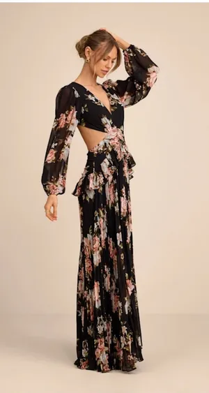 Lulus Floral Maxi Dress thumbnail 1