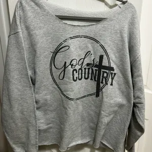 Cut Oversized Crewneck thumbnail 1