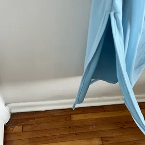 Pretty Garden Blue Strapless Ruched Dress thumbnail 9