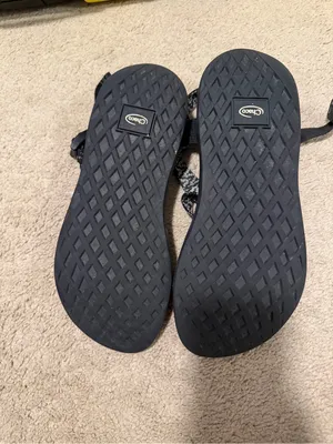Chaco Black and White Strappy Sport Sandals thumbnail 3