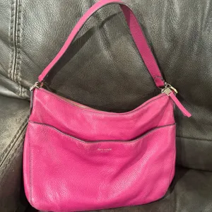Kate Spade Fuchsia Leather Shoulder Bag thumbnail 5