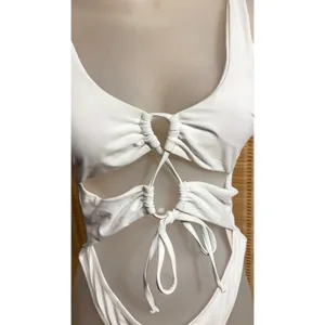 Be Wicked Super sexy white brand new with tags one piece bikini bathing suit szS thumbnail 6