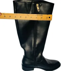 Tommy Hilfiger Womans 7.5 Twiyris Knee High Boots Black Cushioned Insole Black‎ thumbnail 8