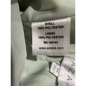 Azazie Green Sleeveless Chiffon Bridesmaid Dress, Prom, Gown, Party, Regular 8 thumbnail 9