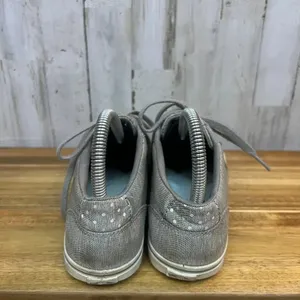 Vans Women's Size 7 Winston Low Top Lace-Up Heathered‎ Gray Canvas Sneakers thumbnail 4