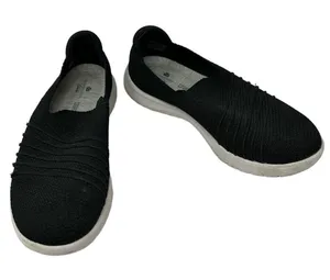Clarks Size 7.5 Flats‎ Black Cloud Steppers Comfort Shoe Slip On Workwear Ortho thumbnail 1
