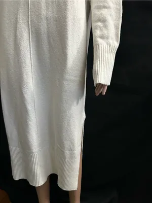 Haven Well Within Organic Cotton Elegant Cream Knit Sweater Dress NWT SM thumbnail 4