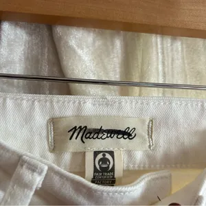 Madewell The Petite Curvy Perfect Vintage‎ Jean White Denim NWT Size 24P thumbnail 5