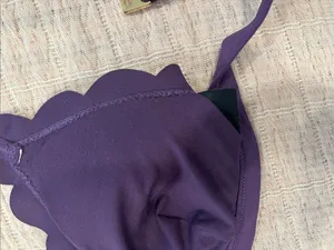 Kate Spade Scalloped Edge Dark Purple Bikini Set size‎ Medium thumbnail 12