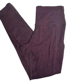 Aerie Women's High Rise Soft‎ Marled Leggings Purple Size M Activewear thumbnail 1