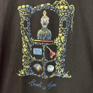Noel Miller Death is Fomo Black T-Shirt XL thumbnail 3
