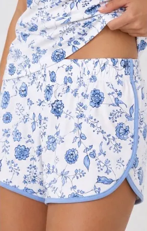 LAKE Floral Print Lounge Shorts‎ thumbnail 1