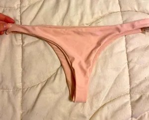 Baby Pink Thong Bikini Bottom thumbnail 1
