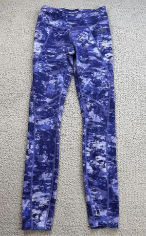The North Face Purple Digital Camo Leggings Womens XS Pants High Rise Athletic thumbnail 1