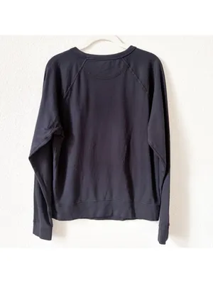 American Giant Crewneck Sweatshirt Size Medium Black Minimalist Casual Cotton thumbnail 2