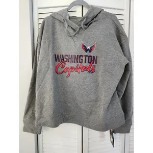 Fanatics Women's‎ XL Washington Capitals Hockey Script Pullover HoodieSweatshirt NHL thumbnail 11