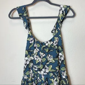 NWT Free People‎ Floral Slip Pleated Mini Dress Size Small thumbnail 3