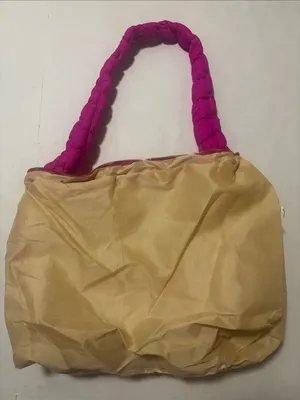 Hot Pink Padded Quilted Crossbody Shoulder Bag Fuchsia Pink Neon Barbie E-Girl thumbnail 8