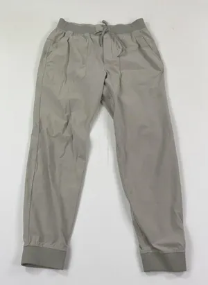 Lululemon Jogger Pants Womens L Gray Drawstring Elastic Waist Travel Pockets thumbnail 1