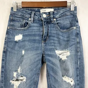 Garage Womens Jeans‎ Girlfriend Distressed Size 00 Low Rise Grunge Thrash Street thumbnail 3