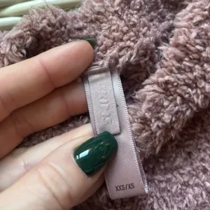 Skims‎ Cozy Knit Crop Mauve Top XXS/XS Turtleneck layered transitional chic thumbnail 4